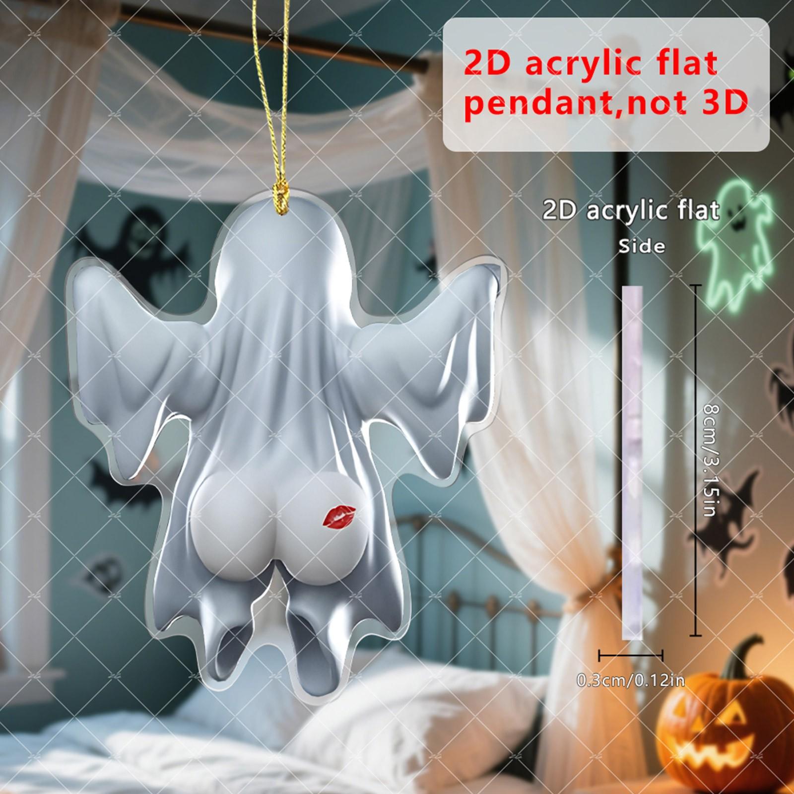 

Light-Transparent Hanging Ornaments - Plastic 2D Flat Ornaments - Single Sided 3.9 Inch Christmas Decorations For Walls And Doors One Size