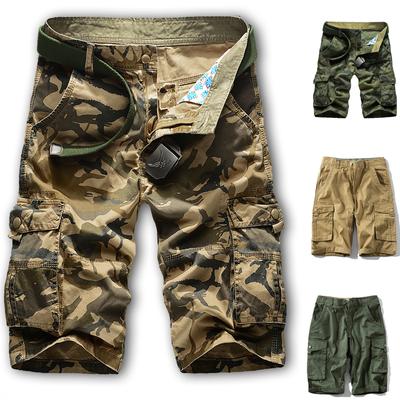 Men Summer Army Casual Work Cargo Combat Camo Shorts Military Half Pants
