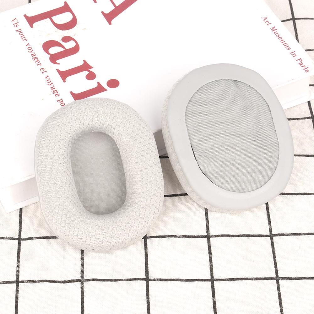 Replacement Earpads for Samsung Level Over Headphones Ear Pads Cushions Breathable Mesh Fabric Soft Warm Velour Leather Foam