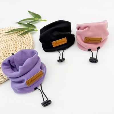 Elastic Dog Calming Earmuffs Noise-Proof Adjustable Soothing Ear Cover Comfortable Soft Warm Pet Neck Gaiter Winter Season