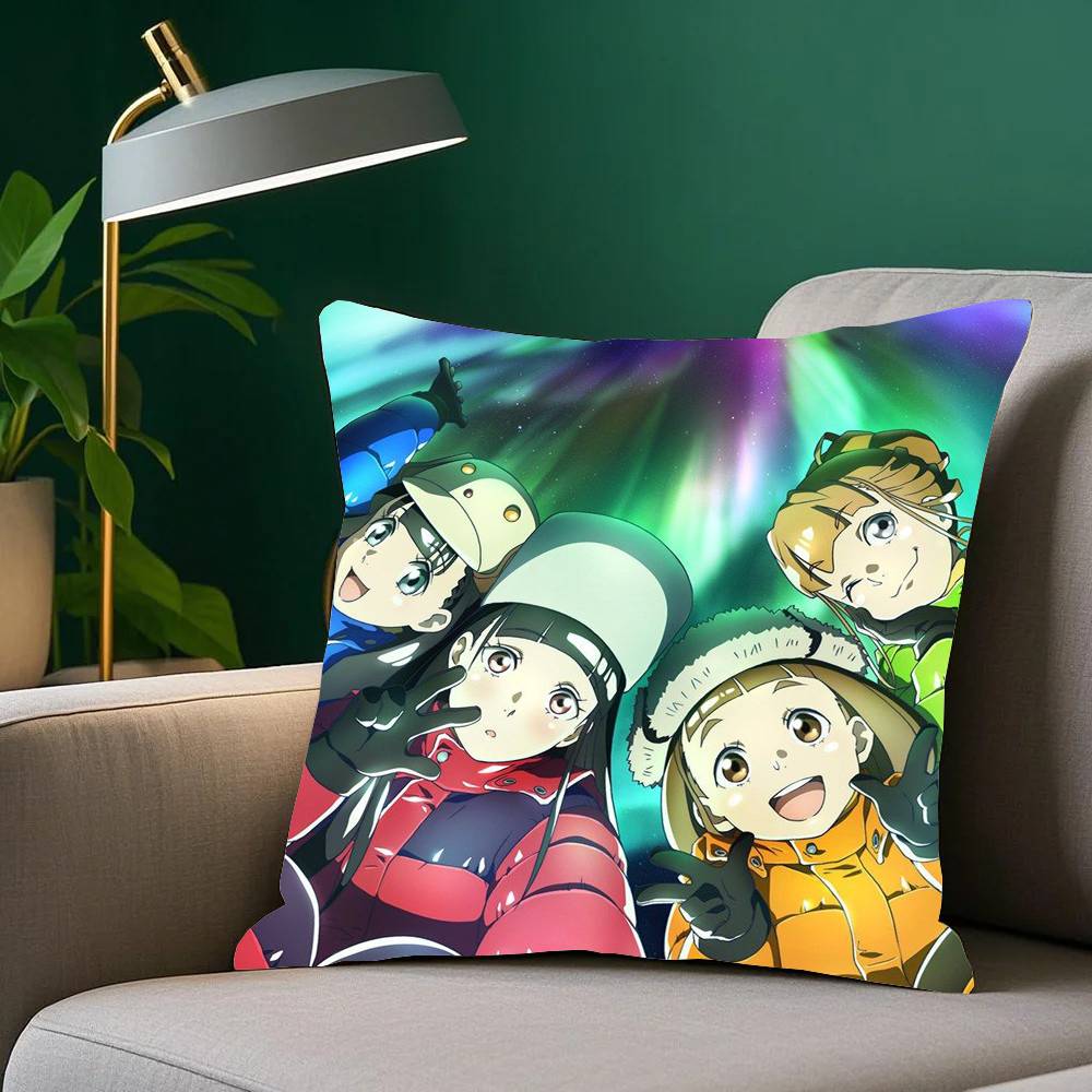A Place Further Than The Universe Anime Pillow Case Home Decor Throw For Sofa Bed Car Room Decor Gift Idea