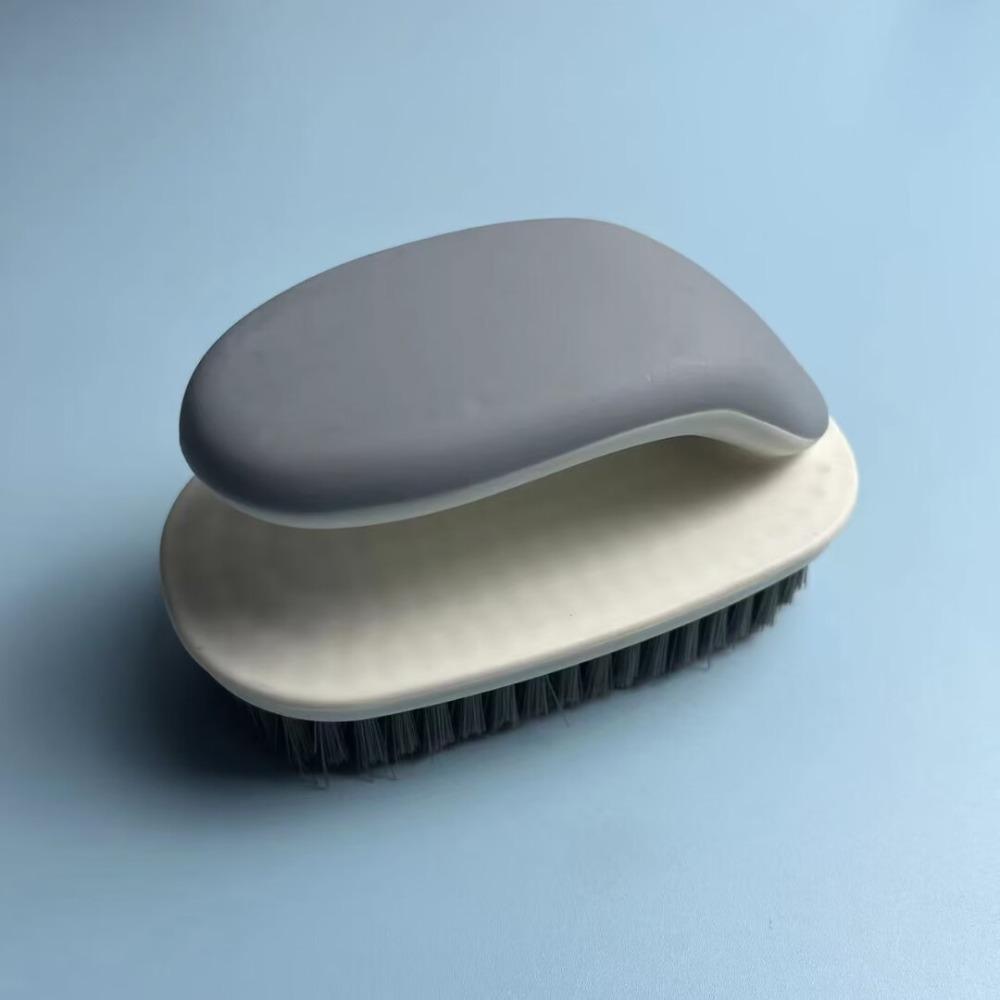 Plastic Cleaning Brush Comfortable Handle Hat Brush New Soft Brush  for Kitchen Bathroom