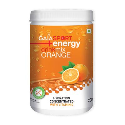 Energy-Drink-Mix mit Orangengeschmack (200 g), Energy-Drink-Mix Orange, Gaia