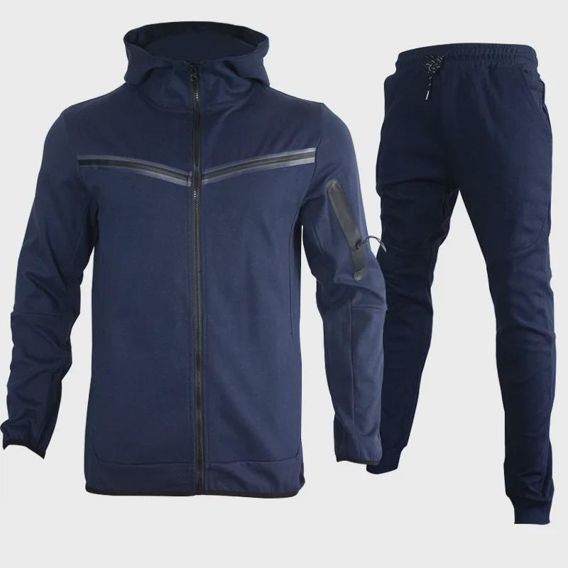 Americká trendy značka bavlněná ležérní mikina s kapucí - Pánská jarní a podzimní kolekce