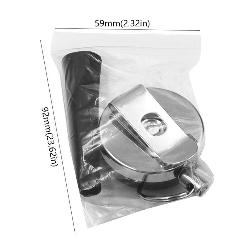 Retractable Silicone Pen Sleeve with Anti-theft Keychain and Steel Wire Rope