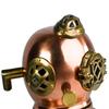 Réplica de Capacete de Mergulho de Latão Cobre Decoração Náutica Steampunk