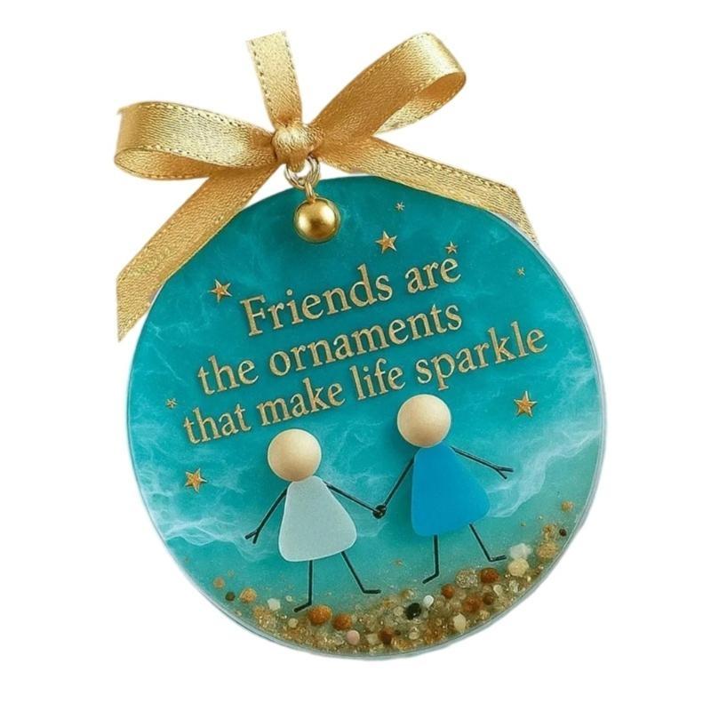 Festival Acrylic Hanging Ornament With Multiple Angles Light Reflection Durable Decoration For Christmas And Event