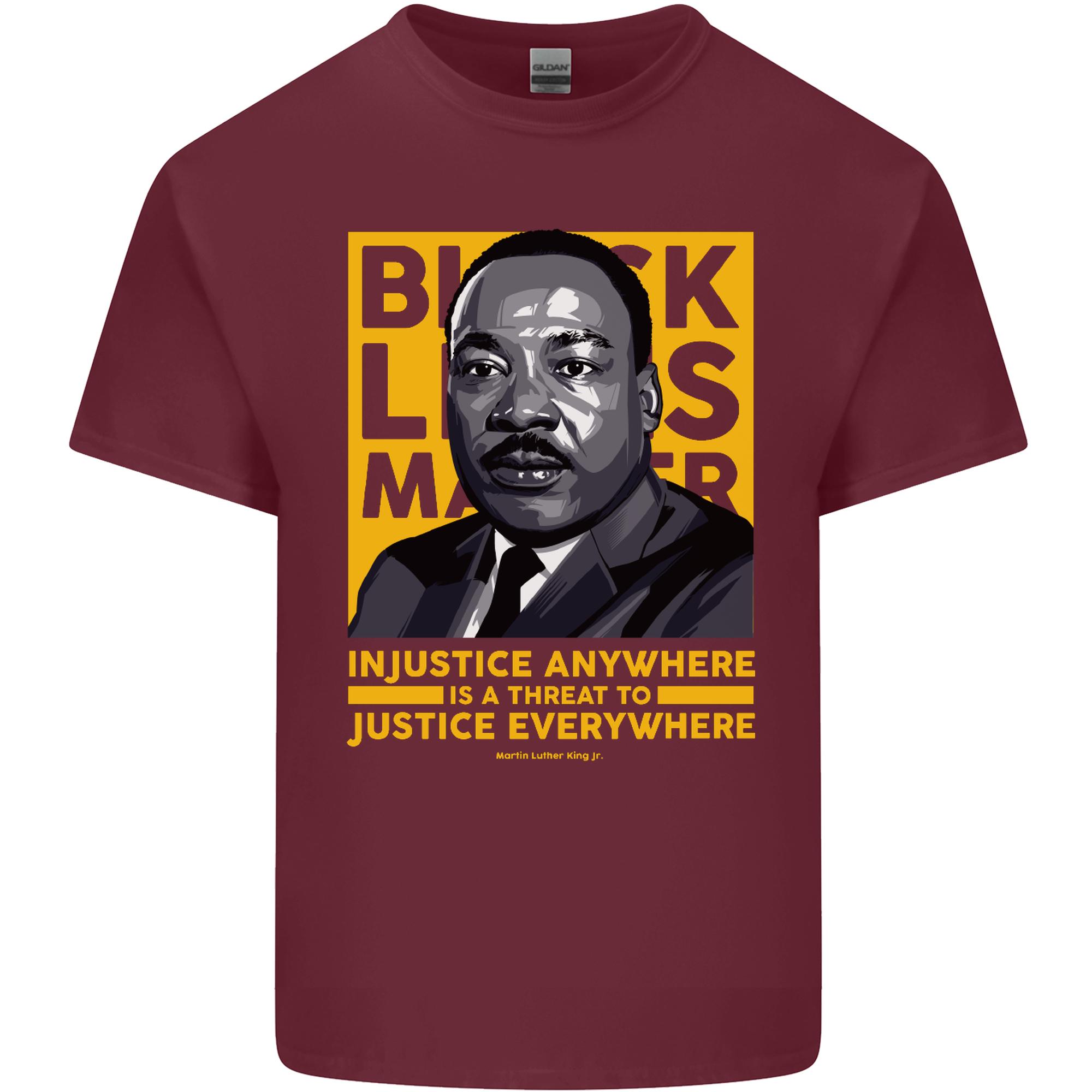 MLK Martin Luther King Black Lives Matter Unisexs Light Cotton TShirt S