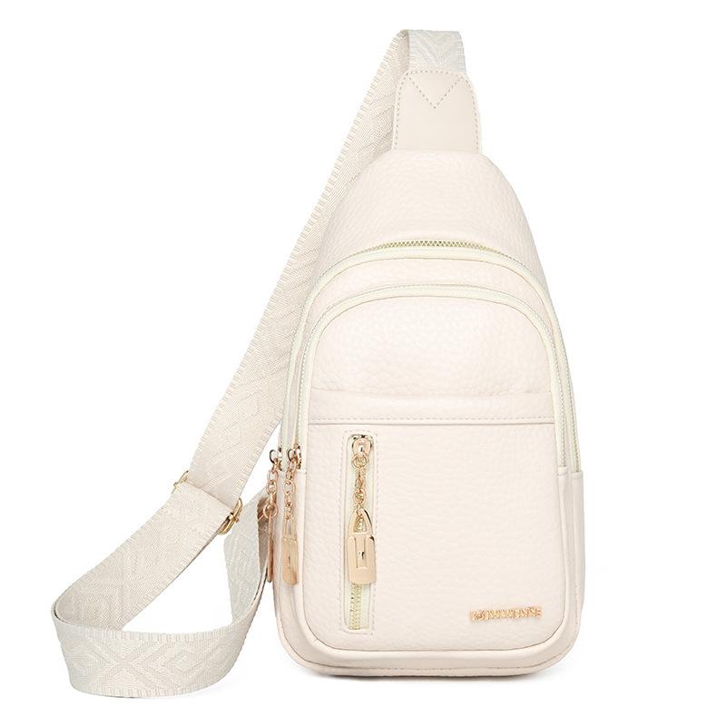 Women's Shoulder Bag Soft Leather Chest Bag Crossbody Bag