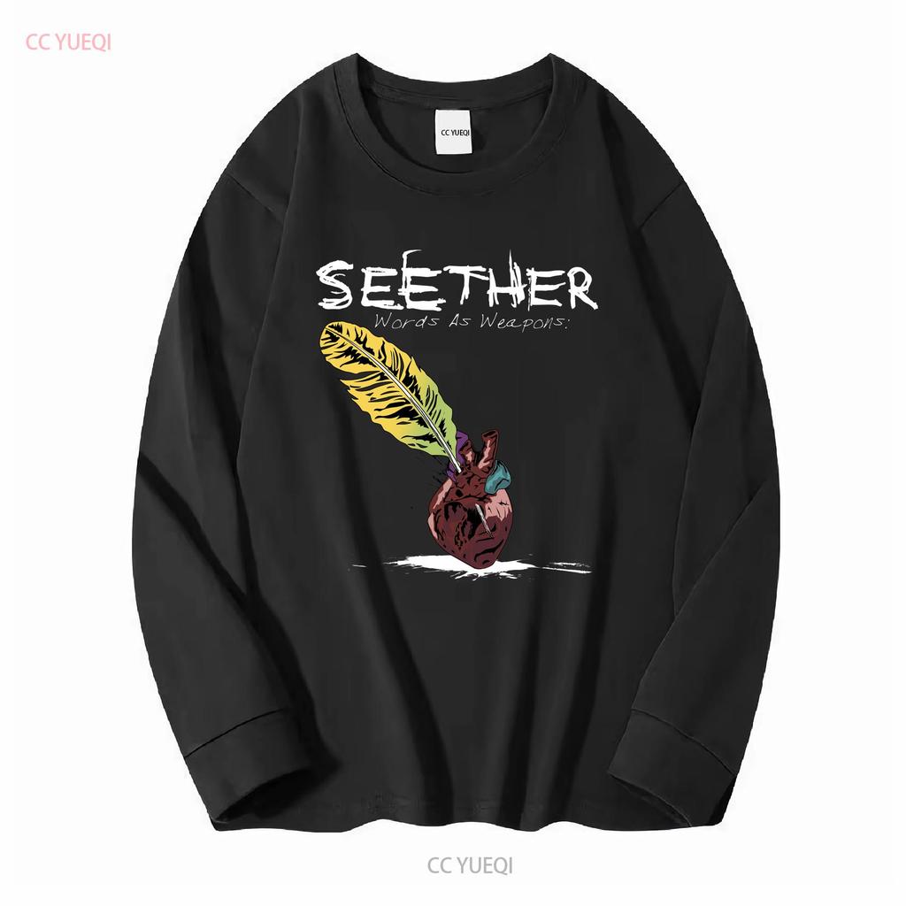 2014 Seether Words As Weapons Concert Band T Shirt Sz XL Vintage Washed Streetwear Graphic Comfortable Stretched Breathable