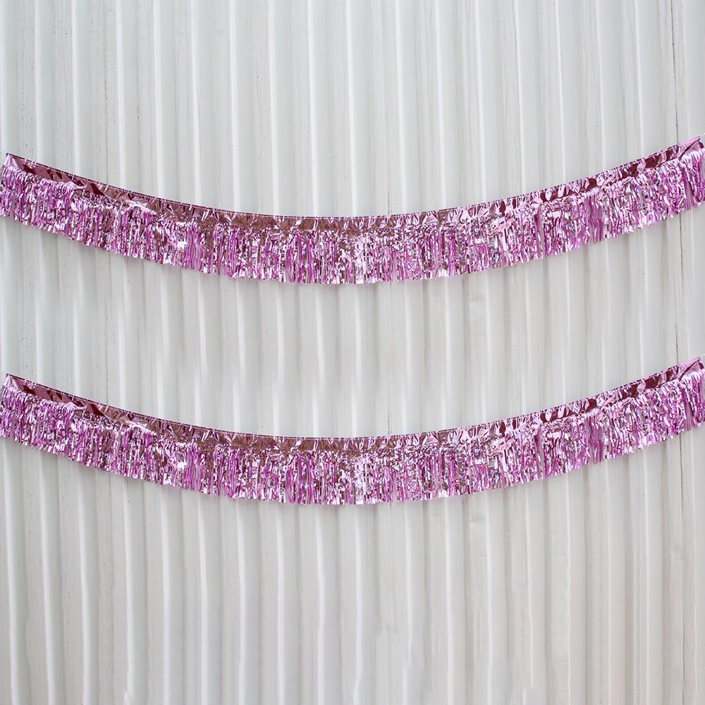 

Colorful Rain Silk Streamers For Party Decoration Wedding Event Ceiling Decor In Gold Pink Rose Gold Silver And Blue 25cm X 275 Pink Ribbon