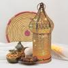 2024 Muslim Ramadan Festival Decor Supplies LED Wind Lantern Pendant EID Mubarak Light Ornament Ramadan Decoration For Home