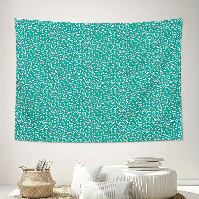 Colorful Sprinkle Tapestry Wall Hanging Aesthetic Room Decor Backdrop Dorm Decor Bohemian Wall Art Home Decoration Twin Size Bed