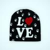 I Love Hot Moms/dads Printed Beanie Caps Windproof Pullover Hat Fashion Knitted Hats  Unisex