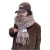 New Korean version of classic color matching plaid scarf women's autumn and winter fashion versatile warm thickened student scarf
