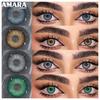 AMARA Norway Blue Contact Lenses Color Contacts for Eyes Brown Eye Lenses Gray Lenses Yearly Cosmetic Makeup Eye Contacts Yearly