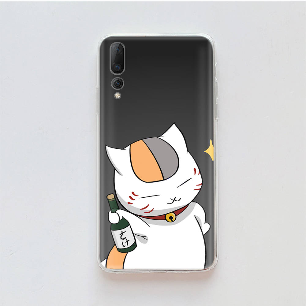 Transparent Case for Samsung A04 A14 A23 M33 M53 Realme 10 9 C35 C55 VIVO X80 Infinix Hot 30 Note 11 Tecno Spark 8P Pro W-65 Yuujinchou Natsume