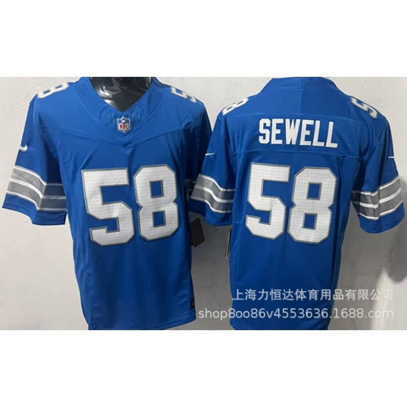 NFL Lions Vintage Embroidered American Football Jersey 5132 Team Game Uniform Men Women