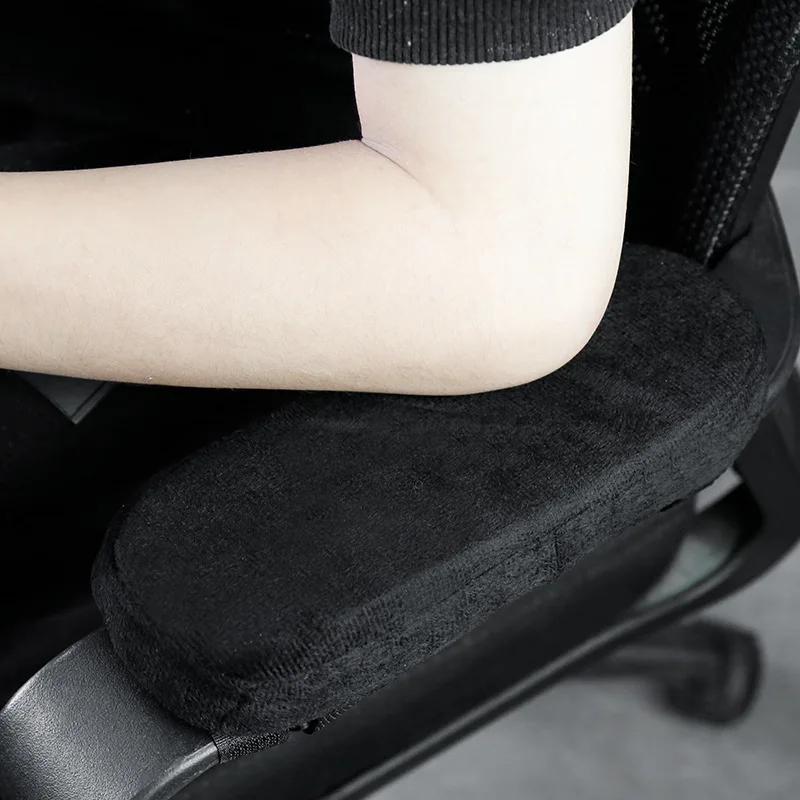 1/2Pcs Armrest Pads for Office Chair Car Elbow Support Cushion Memory Foam Arm Pressure Relief Pads Armrest Cover Cushion Pad