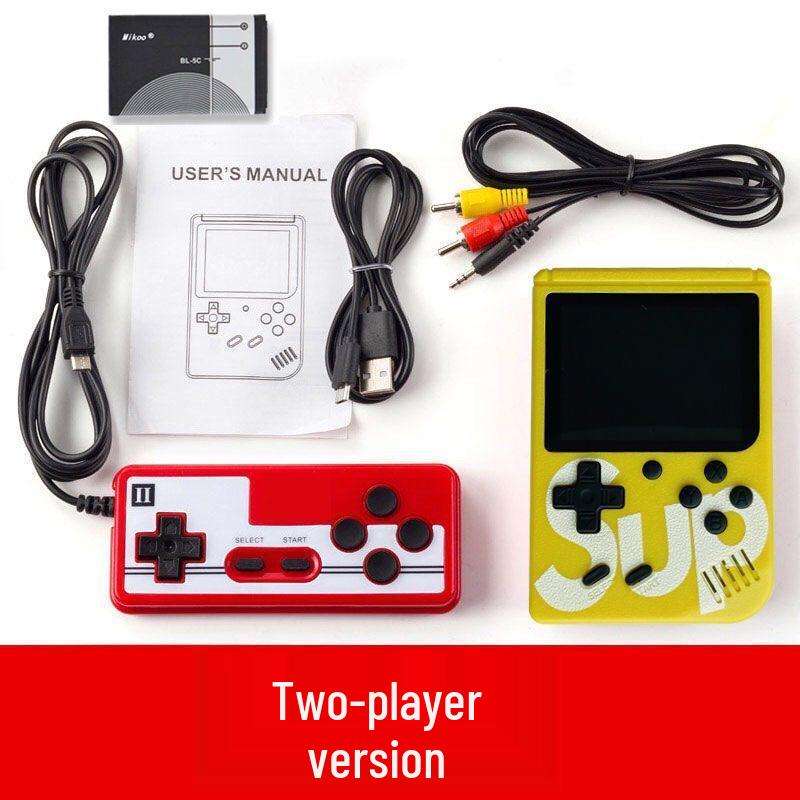 Klassische Retro-Handheld-Spielekonsole: 400-in-1 mit Einzel- und Doppelspielermodi