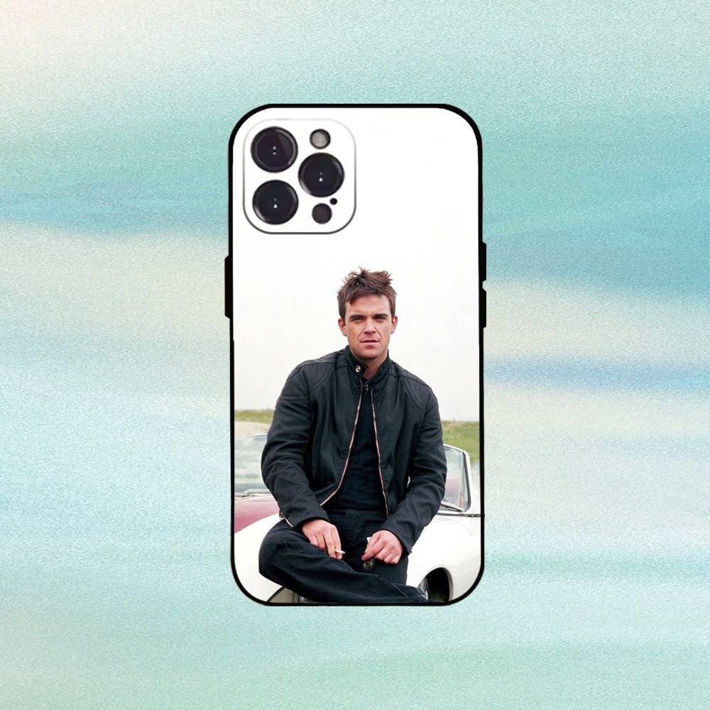 Singer R-Robbie W-Williams Phone Case For iPhone17,16,15,14,13,12,Plus,Pro Max, 5G Others Soft Black Cover iPhone15plus