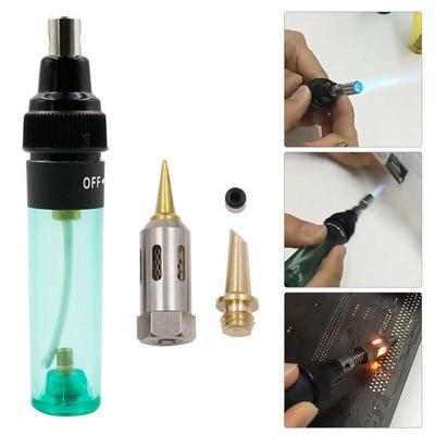 Kit de scule de sudură 4 în 1, instrument portabil de arzător de sudură, încălzire rapidă, fier de lipit, kit de lipit transparent pentru automobile