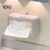 Platzsparende Taschentuchbox Saugbecher-Box, Wandmontierter Wasserdichter Silikonhalter, Moderner Robuster Spender Stil Einfarbiger Spender, für