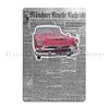 Vintage Car Metal Sign Wall Mural Plaques Customized Pub Decoration Tin Sign Poster