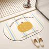 Cute Cartoon Bathroom Floor Mat Diatom Mud Anti Slip Foot Mat Bathroom Shower Room Water Absorption Quick Drying Foot Mat