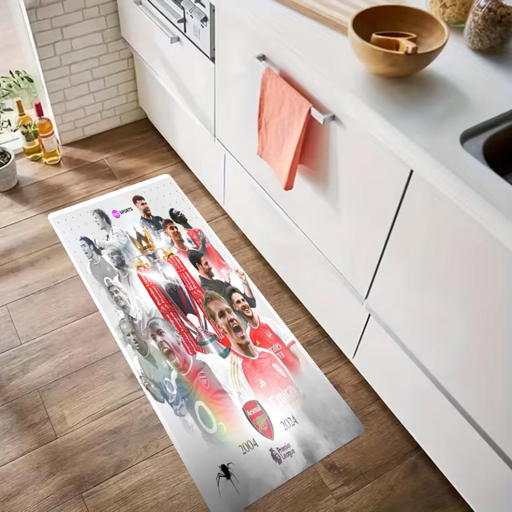 Arsenal Kitchen Mats Durable Bathroom Pads Comfortable Rugs Carpets For Kitchen Home Office Sink Laundry Room Bathroom Decor
