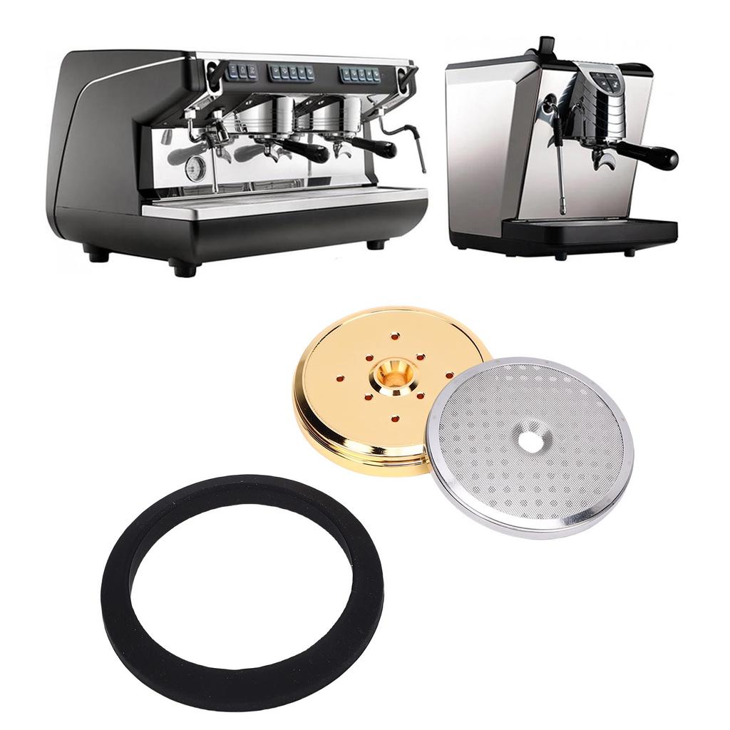 Coffee Machine Shower Screen Holder Gasket Set Fit for NUOVA Coffee Machine 58mm Group Head