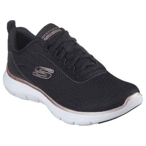 Skechers Womens/Ladies Flex Appeal 5.0 Uptake Contrast Trainers cm oro/blu scuro
