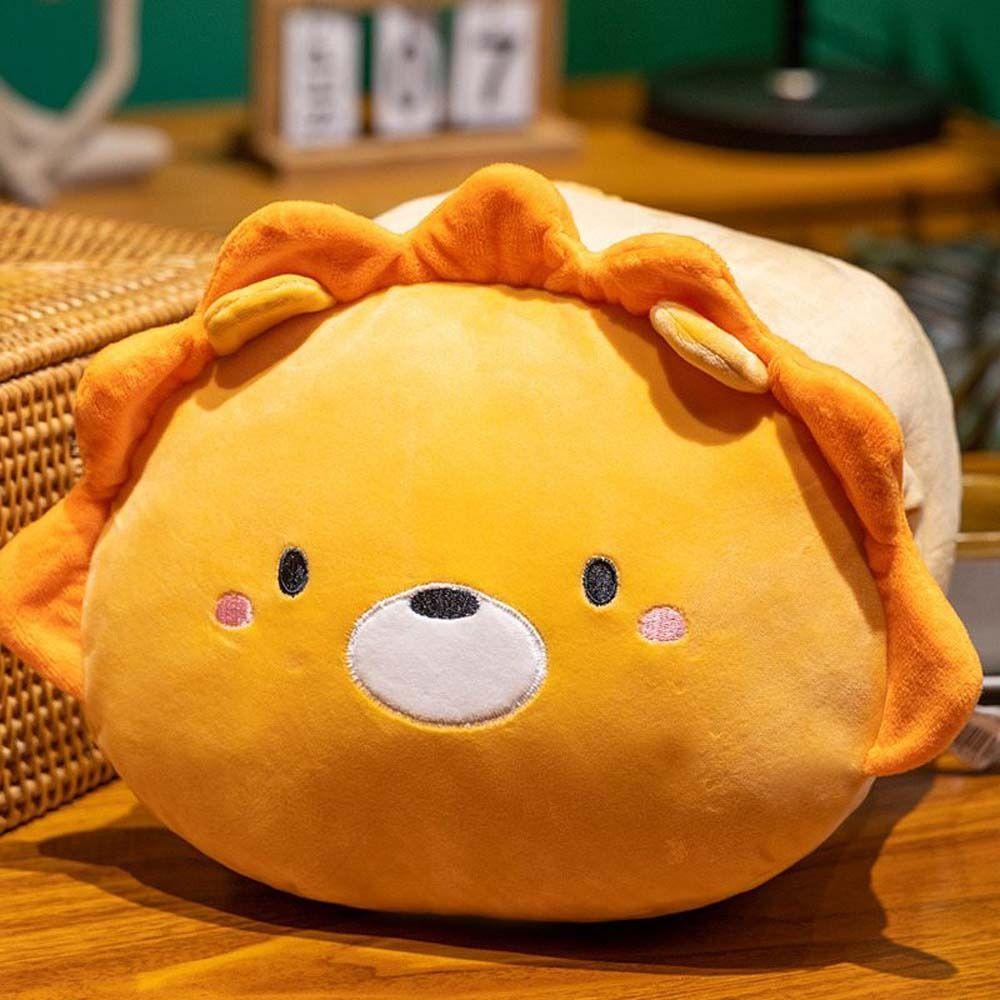 

Cushion Animal Plush Toy Hand Warmer Pillow Lion Plush Pillow Warm Hand Plush Toy Panda Plush Doll A