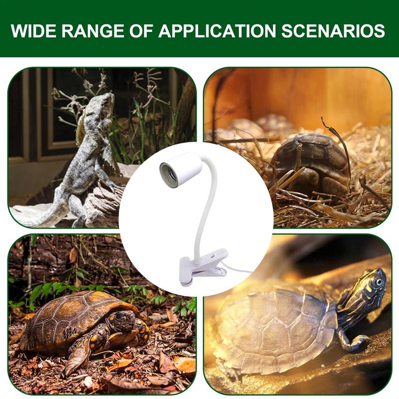 UVA UVB Reptile Light Basking Light UVA Reptile Heating Lamp Dimming Turtle Reptile Heating Bulb With 360 Rotatable Hose