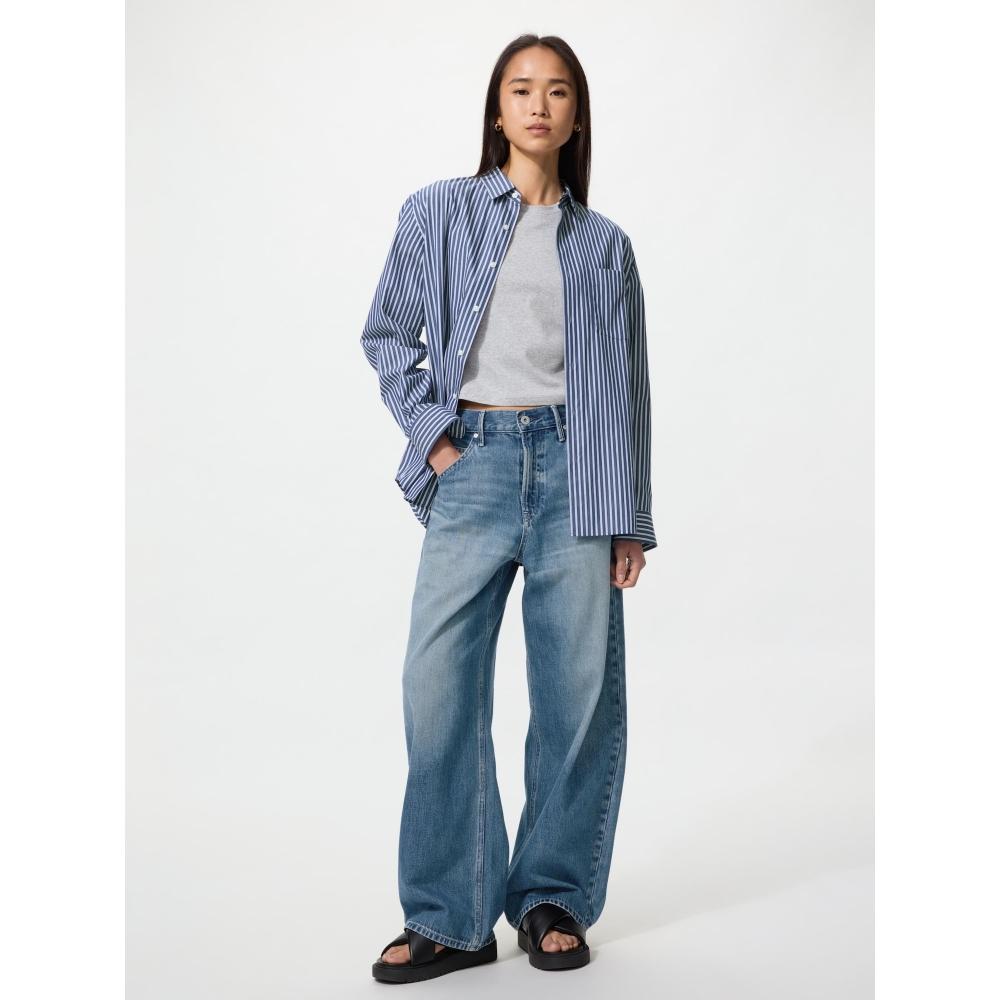 Uniqlo Japan Broad Shirt Stripes Regular Color