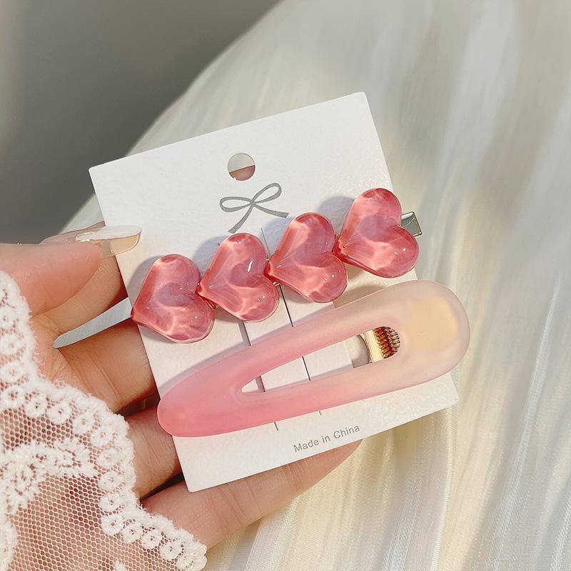 Jelly Color Hair Clips for Women, Sweet Style, Clamp Hairpin, Large Acrylic Duckbill Cawl Clips, Girls Hair Accessories, Jewelry