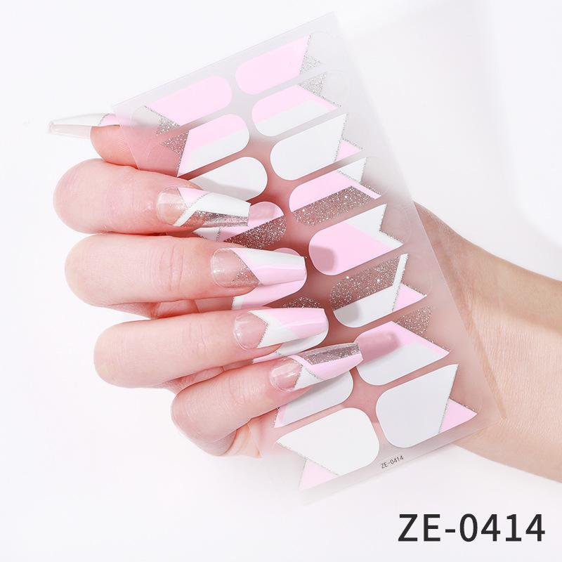 1/3pcs Women Hot Nail Sticker Plastic Sticker Nail Sticker Decals Art Casual Fashion Elegant Randomly