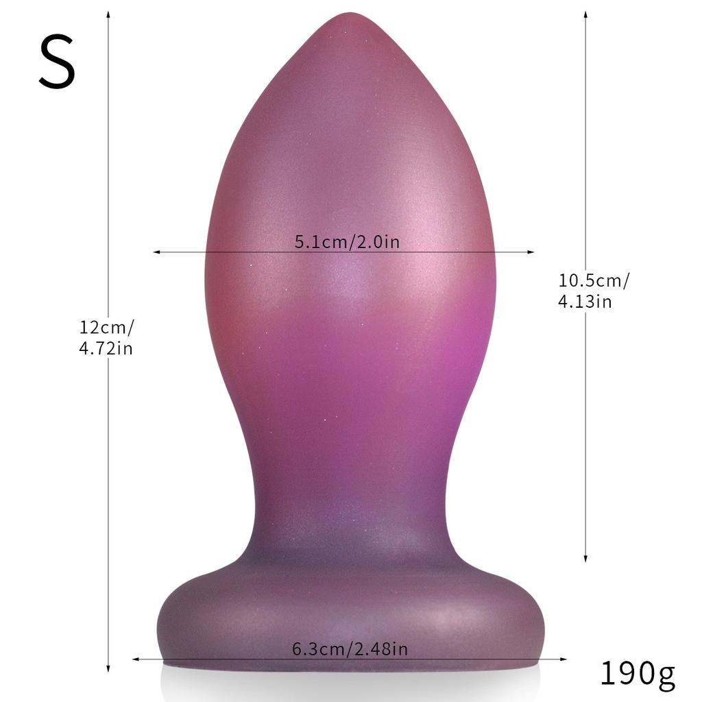 Super Sized Silicone Anal Plug  Strong Suction Cup  Dildo  Male and Female Flirtation  Anal Dilator  Adult Masturbator  Erotic SM