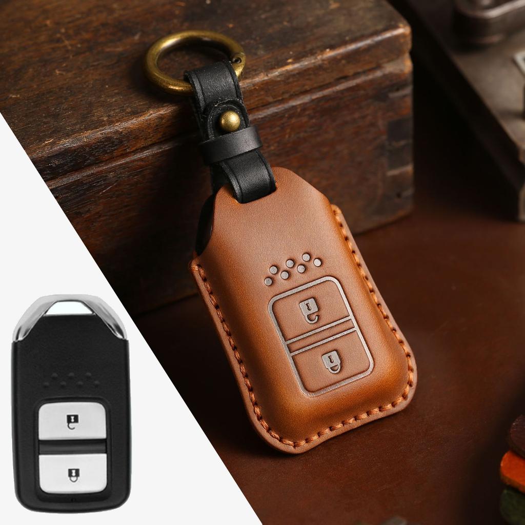 Suitable for Honda key case CRV Lingpai XRV 10th generation Civic Accord Crown Fit leather car key case