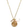 12 Constellations Pendant Necklace Faux Opal Moon Charm Necklace Constellation Symbol Jewelry Birthday Gift