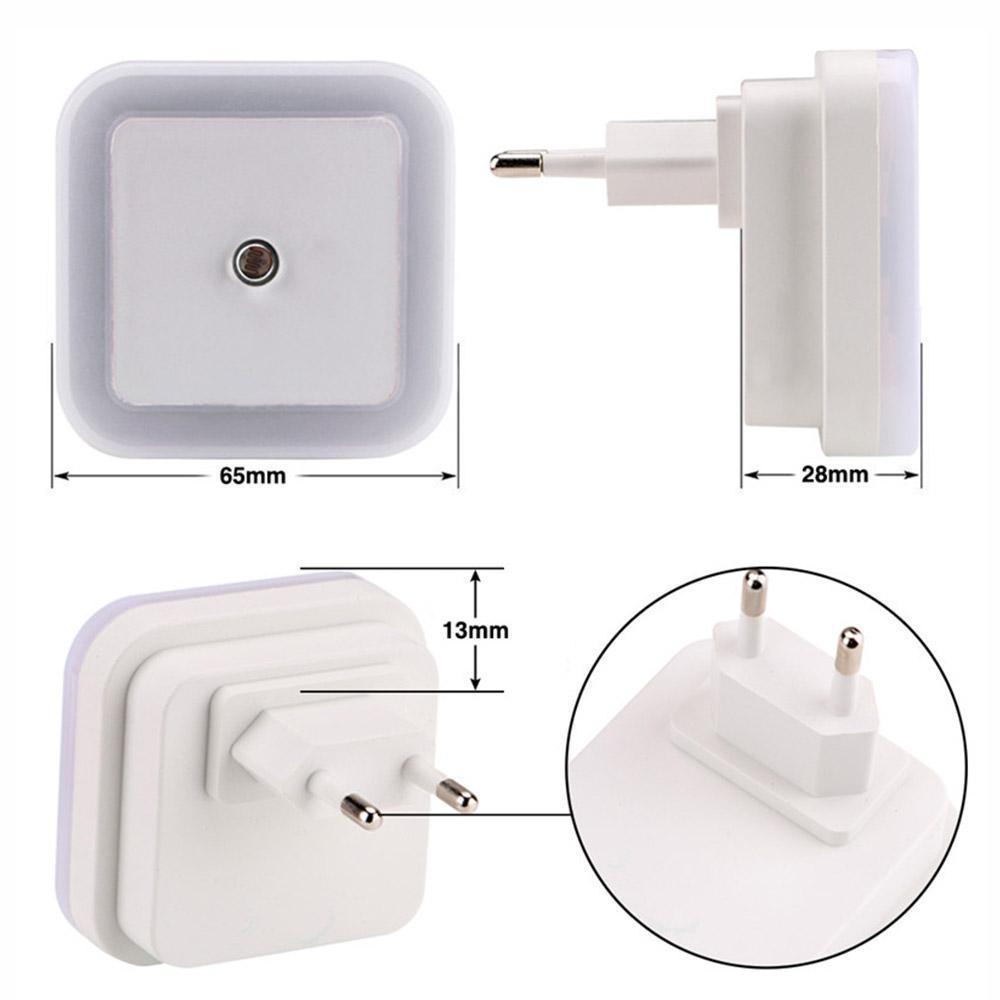 1Pcs MIni LED Night Light Sensor Control Induction Energy Saving Sleeping Night Light 110V-220V For Baby Room Bedroom Corridors