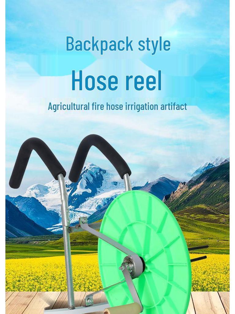 Handgedragen Universele Slanghaspel met Zwengel - 1/8 Inch Irrigatiebuis Opwinder