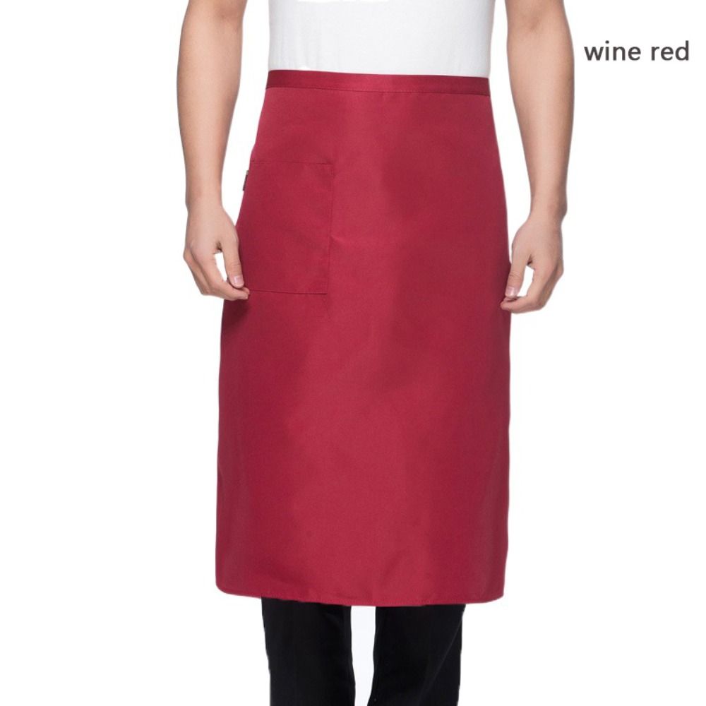 Chef Apron Back Kitchen Chef Apron Half Body Men's Hotel Restaurant Restaurant Kitchen Work Wear Short Work Clothes Thick Apron