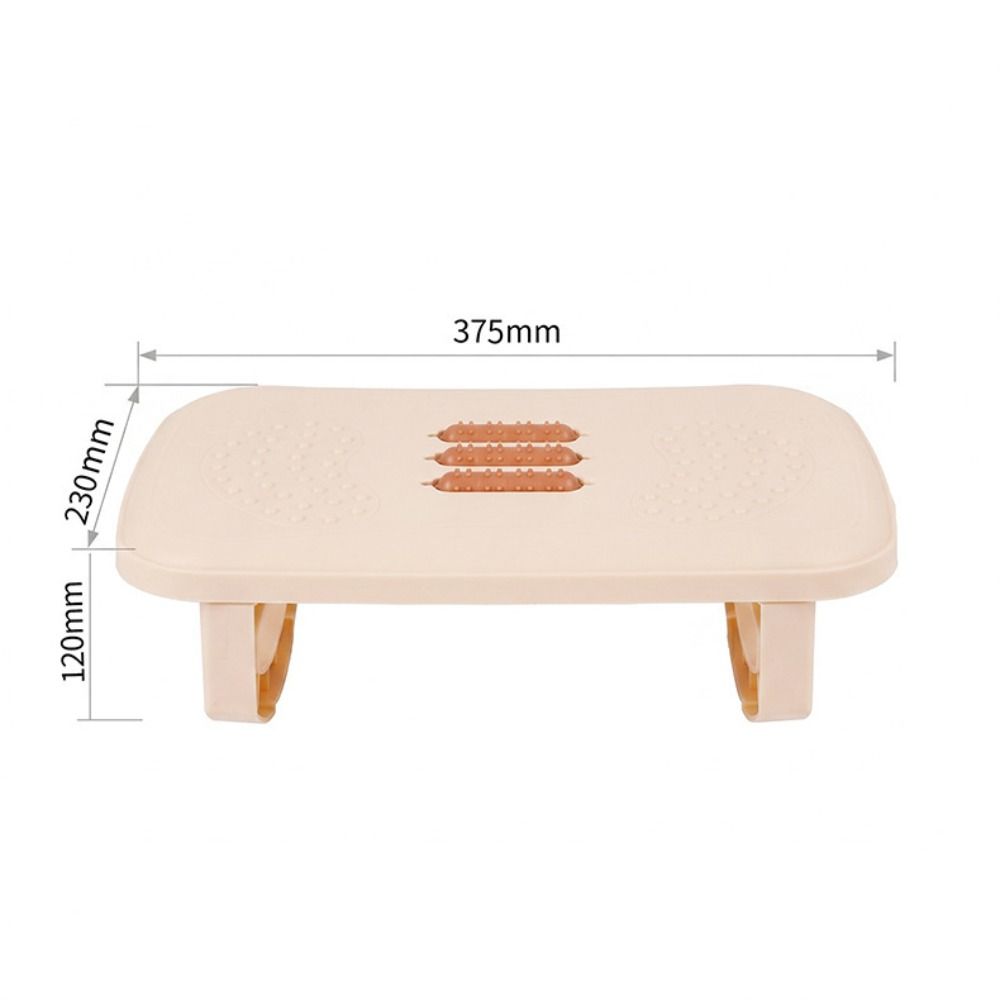 Massage Rollers Under Desk Footrest Non-Slip Base Foot Stool New Leg Rest  Home Office