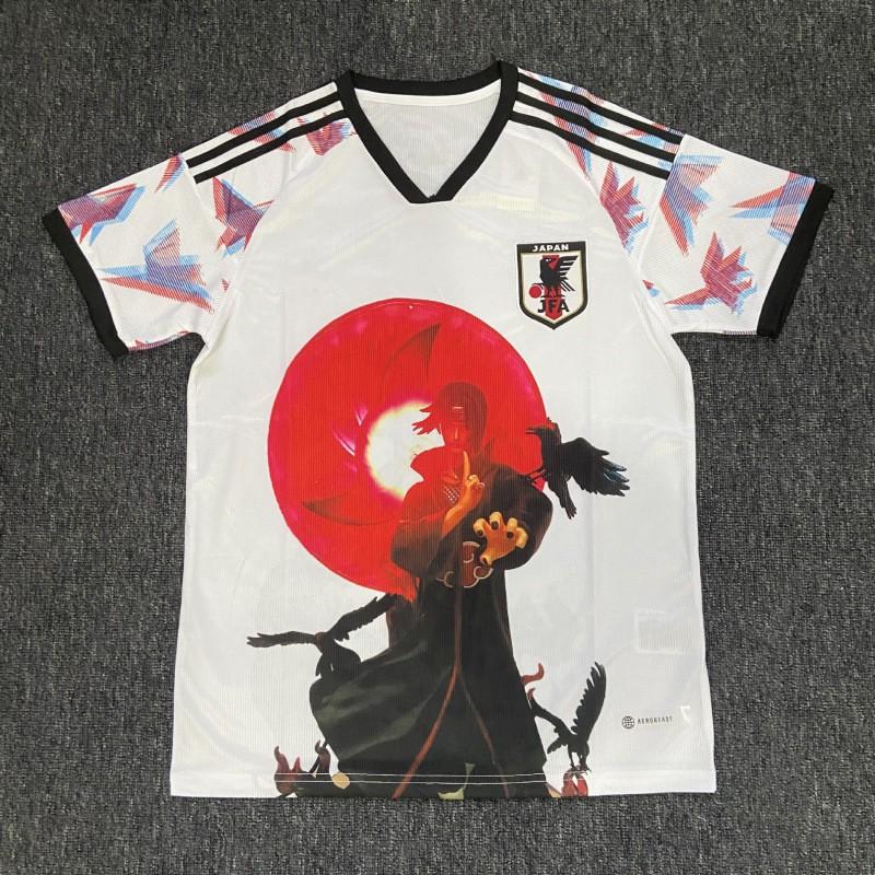 Kurzärmeliges Fußballtrikot inspiriert von der japanischen Nationalmannschaft Anime-Kollaboration Dragon Ball One Piece Naruto