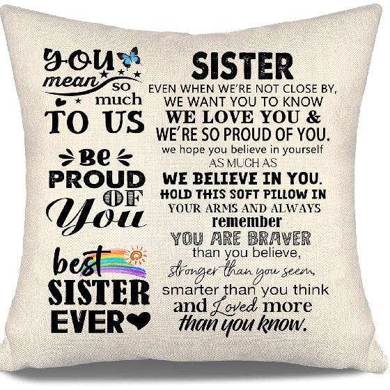 To My Bonus Daughter Gift Ideas Throw Pillow Covers for Bonus Daughter from Bonus Mom Bonus Dad Birthday Graduation Thanksgiving