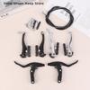 Aluminum Alloy V Brake Set for Mountain Road Bike - Front And Rear Brake Pads with Levers Cycling Riding Accessories