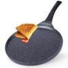 Granitpfanne zum Braten von Pfannkuchen, Fladenkuchen, flache Pfanne Orion Grande 27 cm