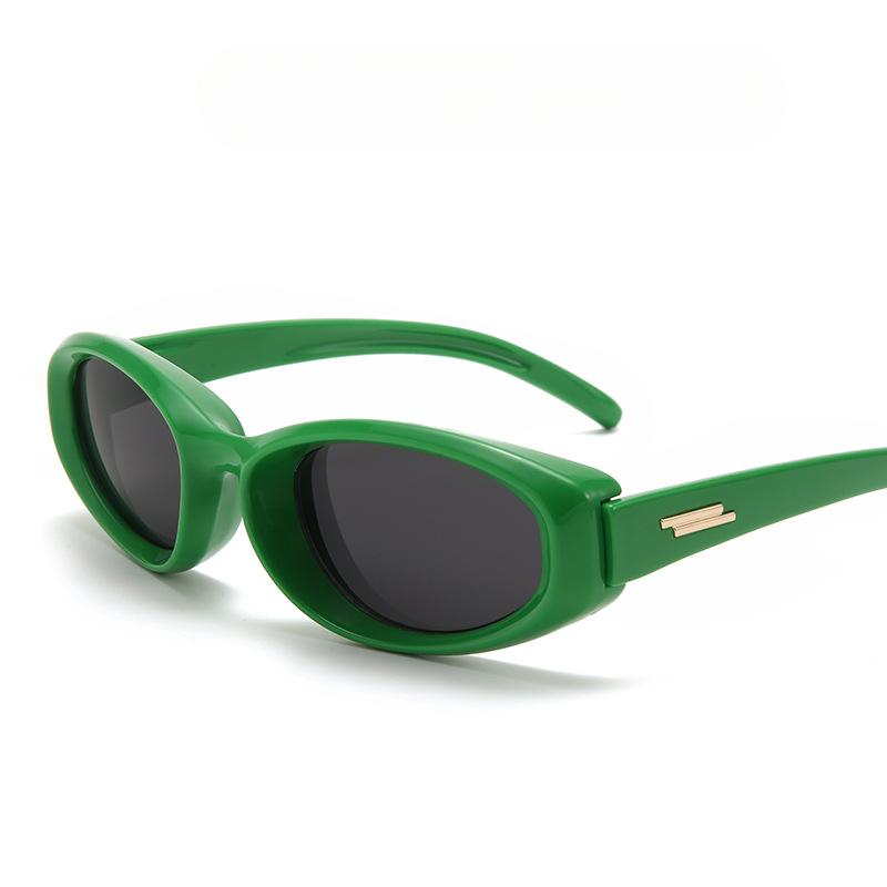 Retro Okulary przeciwsłoneczne w owalnej oprawce Damskie Hip-hop Y2K Okulary typu Kocie OkoRetro Okulary przeciwsłoneczne w owalnej oprawce Damskie Hip-hop Y2K Okulary typu Kocie Oko