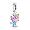 Genuine Charm Copper Purple Balloon Cloud Pendants Bead Fits Charm Plata Bracelet For Women Women Jewellery Crafting DoItYourself